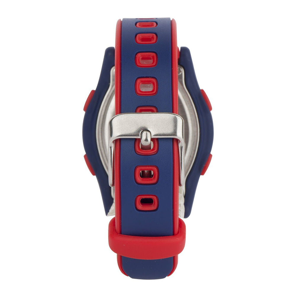 Cactus 'Shine' Navy Blue & Red Digital Watch CAC-125-M03