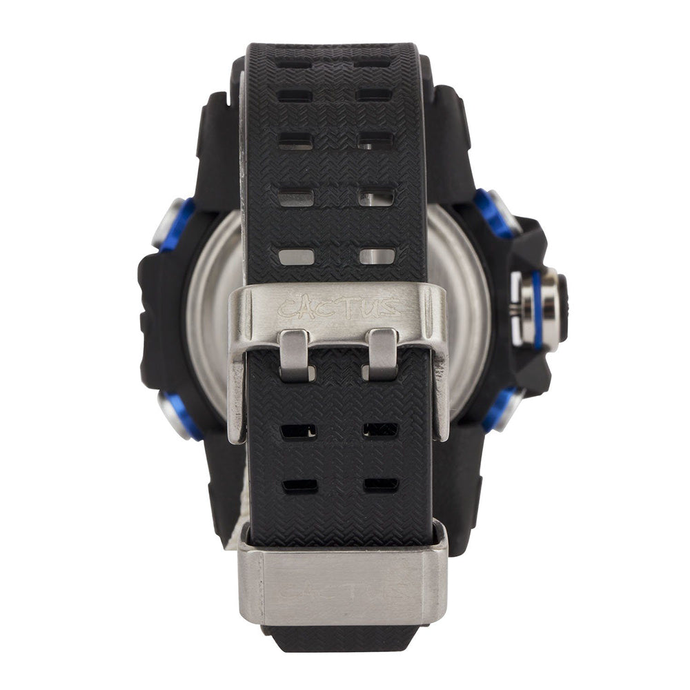 Cactus 'Mighty' Tough Black & Blue Analogue Digital Watch CA