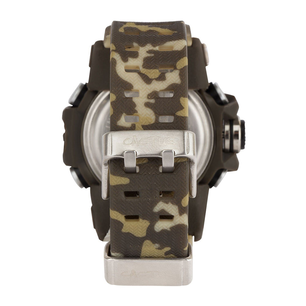 Cactus 'Mighty' Tough Camouflage Analogue Digital Watch CAC-