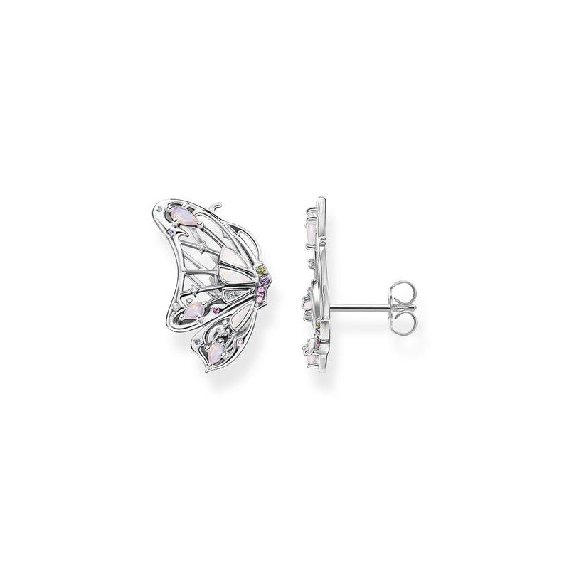 Thomas Sabo Butterfly Sterling Silver Stud Earrings TH2168