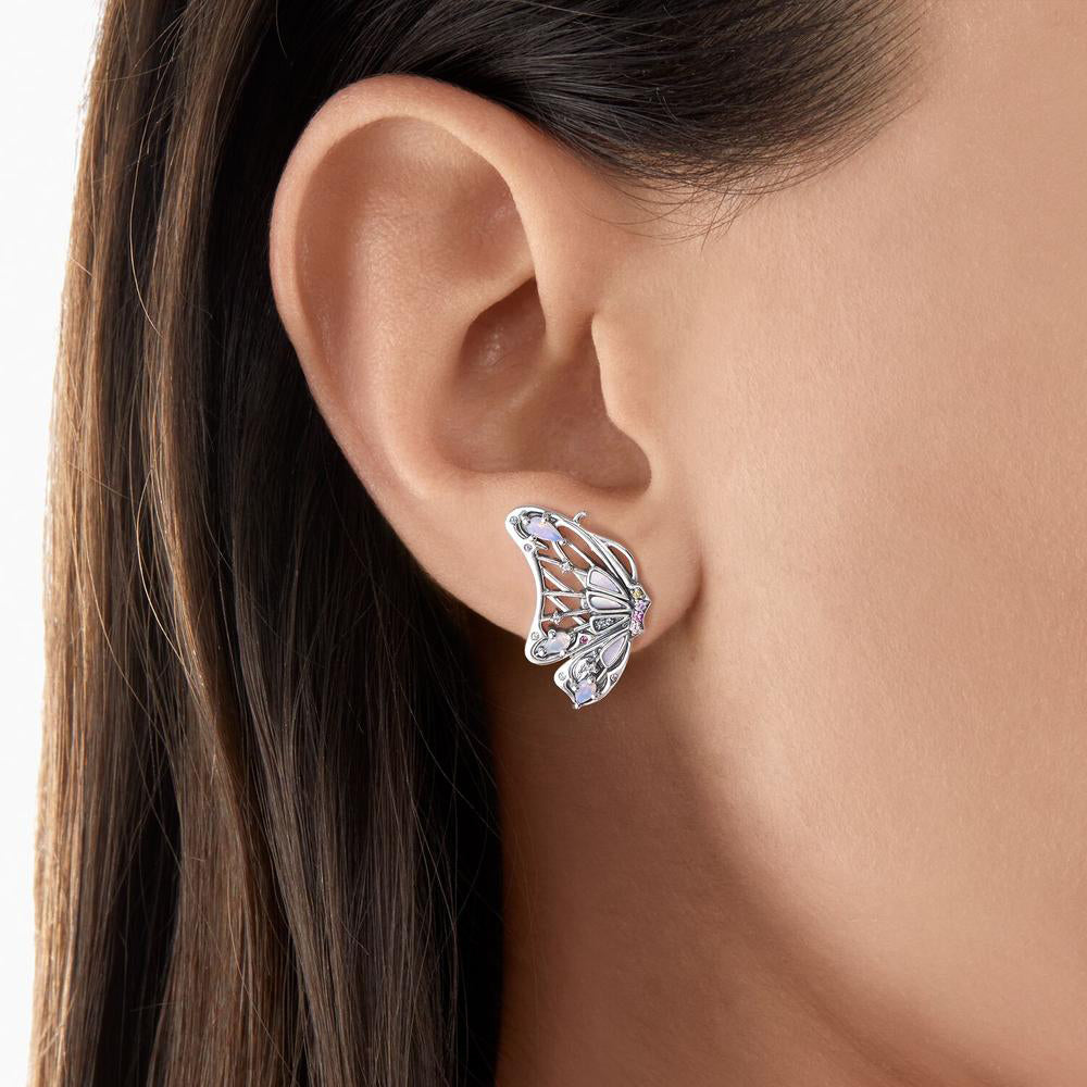 Thomas Sabo Butterfly Sterling Silver Stud Earrings TH2168