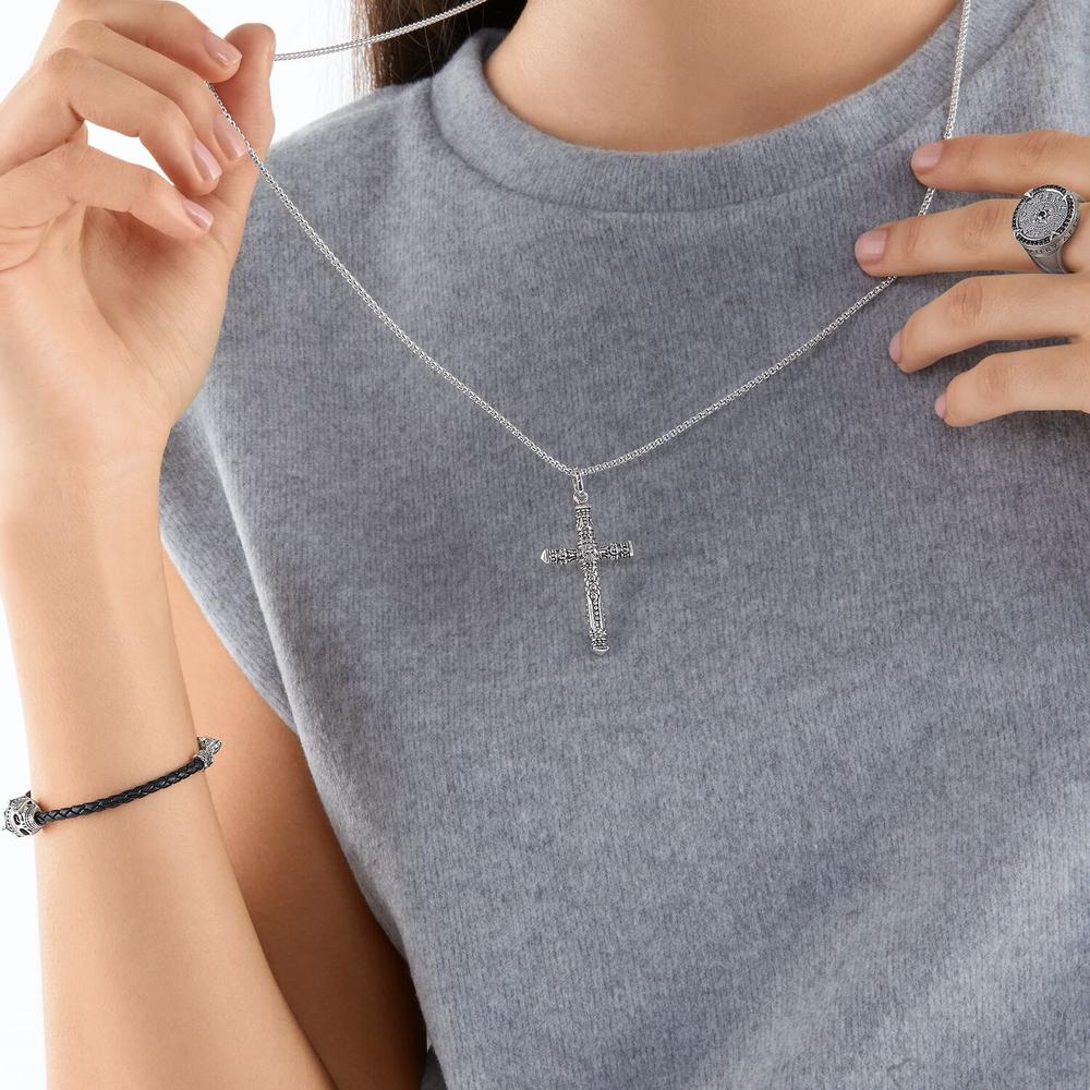 Thomas Sabo 'Rebel Art Deco' Sterling Silver Cross Pendant T