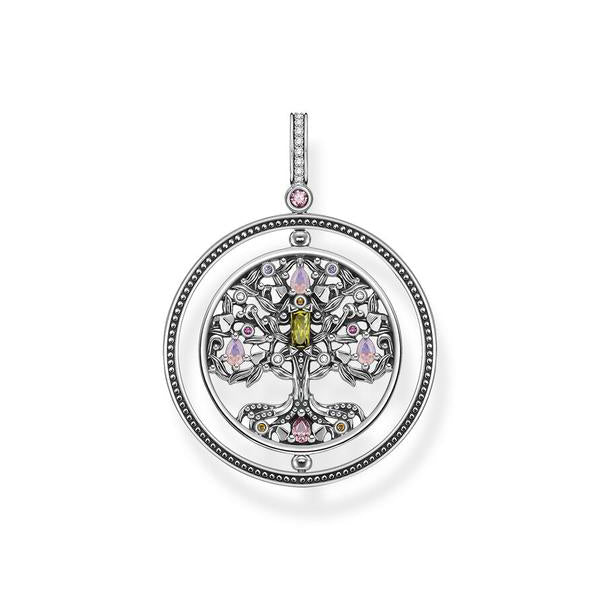 Thomas Sabo 'Tree Of Love' Rotating Sterling Silver Pendant