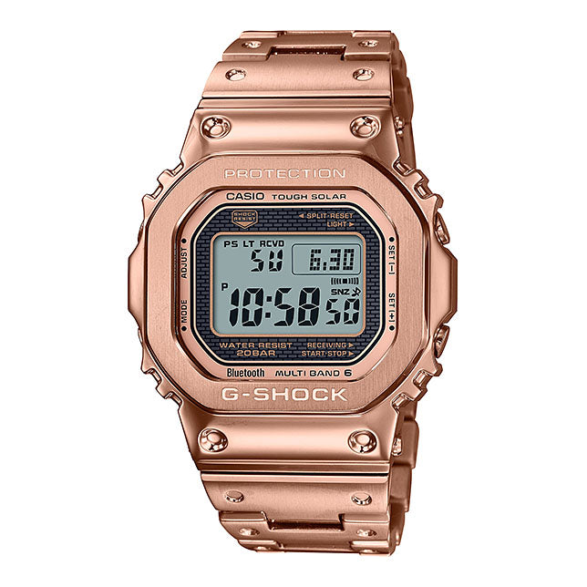 Casio G-Shock Rose Gold Solar Digital Watch GMWB5000GD-4D