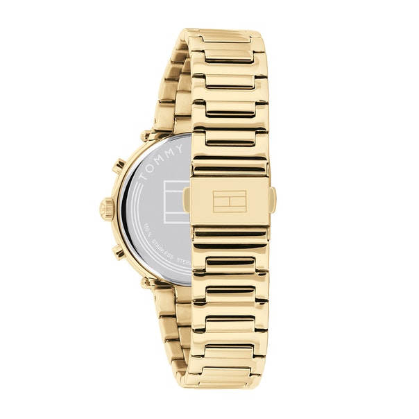 Tommy Hilfiger 'Emery' Gold Tone Chronograph Watch 1782350