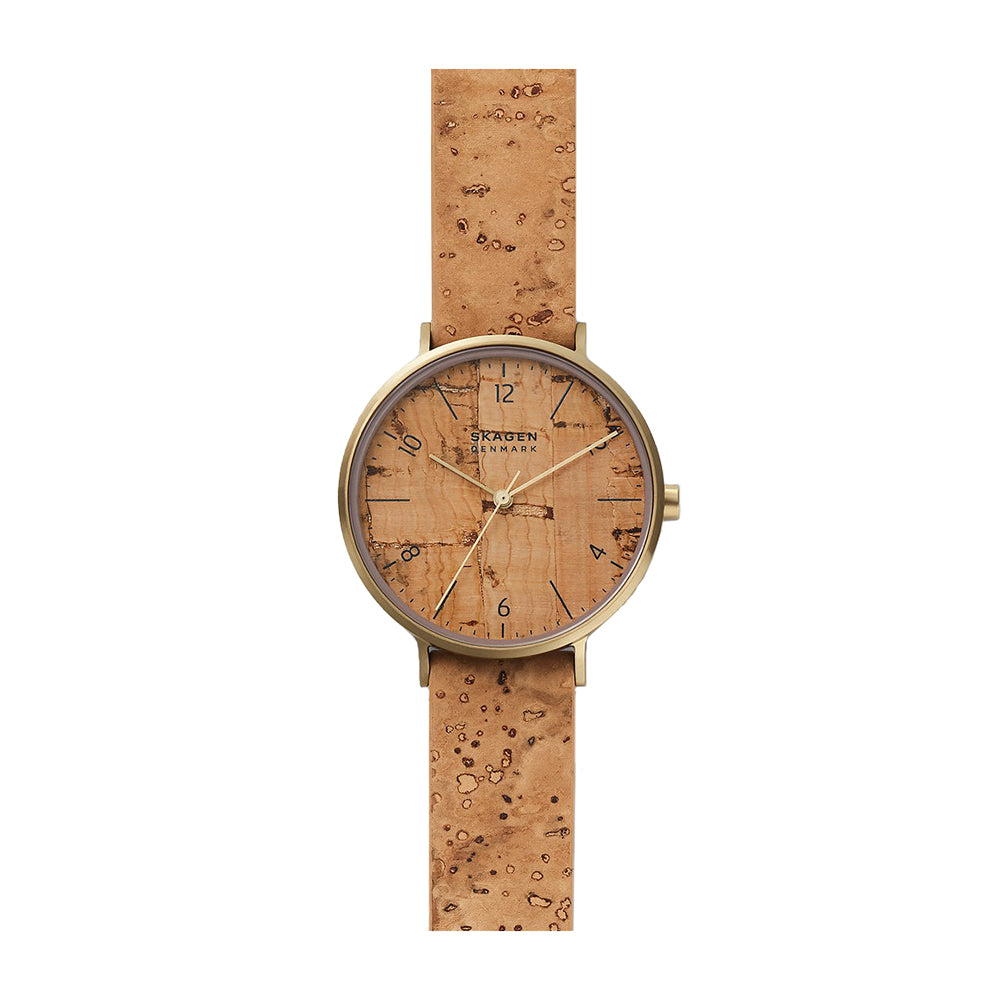 Skagen 'Aaren' Naturals Cork Leather Alternative Watch SKW29