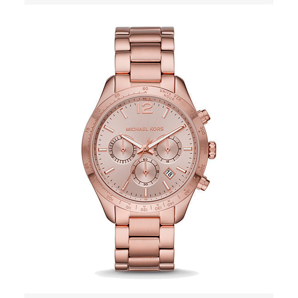 Michael Kors Layton Chronograph Rose-Tone Watch MK6796