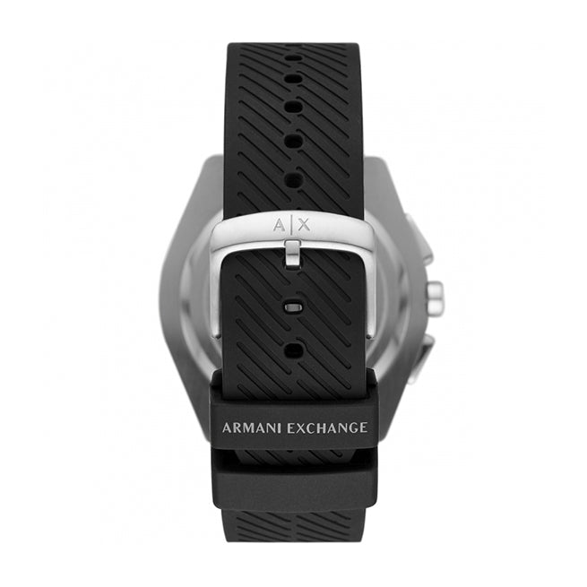 Armani Exchange 'Giacomo' Chronograph Silicone Strap Watch A