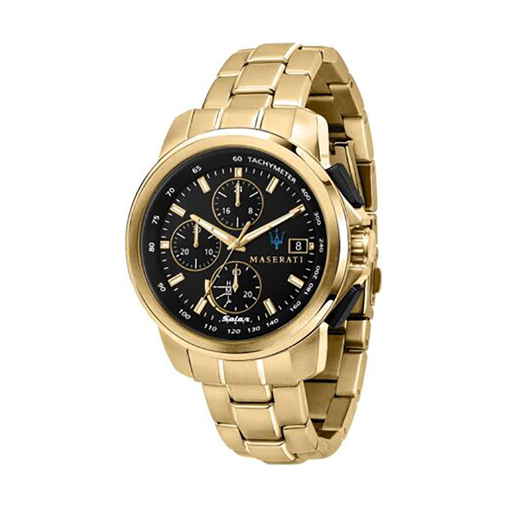 Maserati 'Successo' Chronograph Gold-Tone Solar Watch R88736