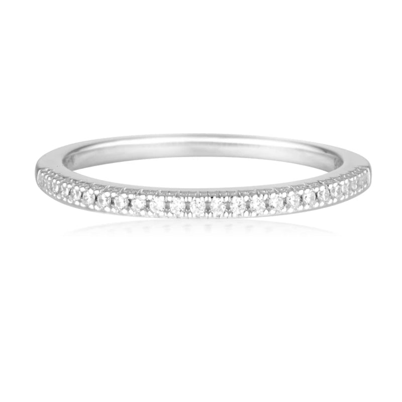 Georgini 'Bridal Anne' Sterling Silver Cubic Zirconia Ring R