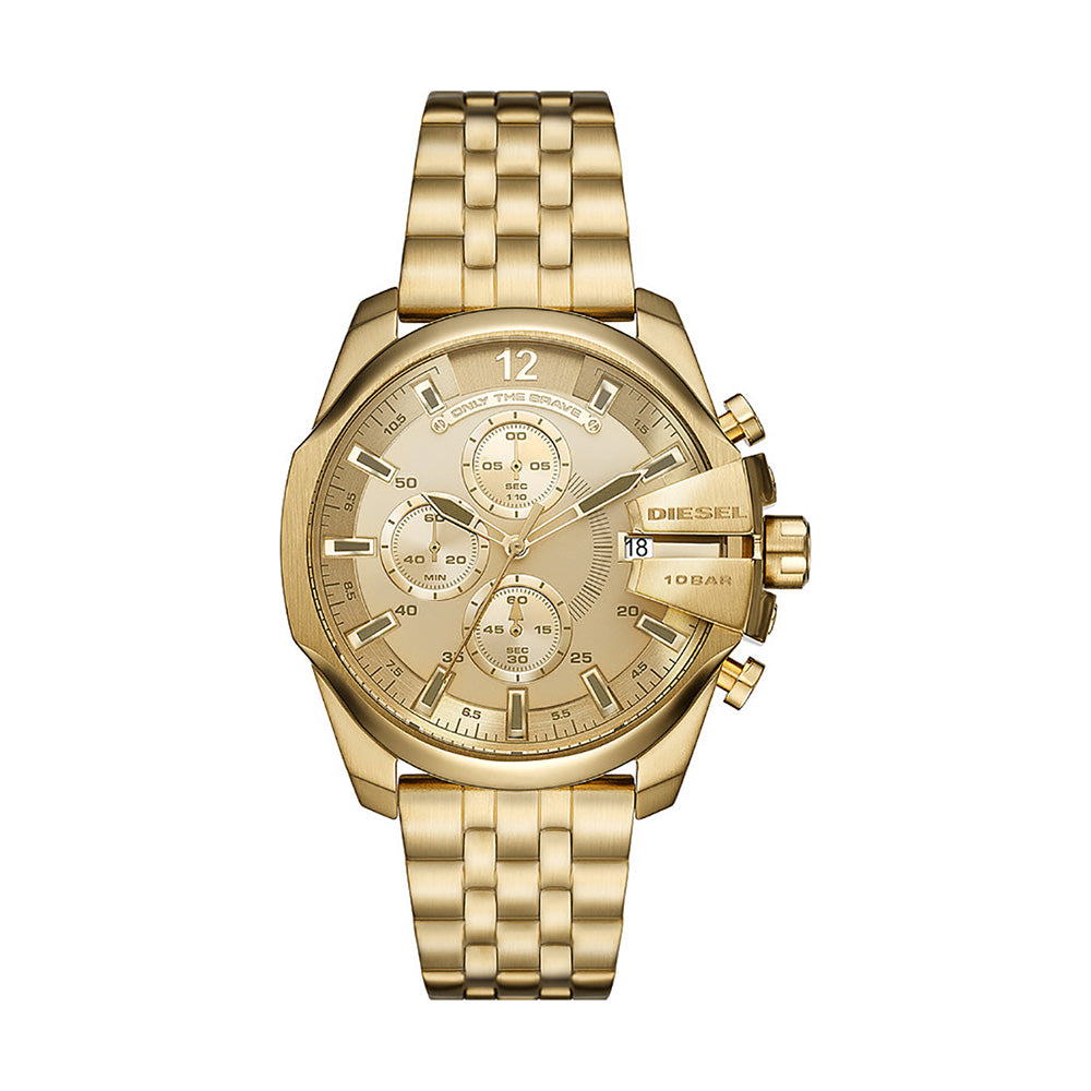 Diesel 'Baby Chief' Chronograph Gold Stainless Steel Watch D