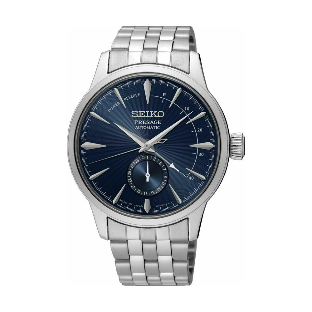 Seiko Presage Automatic 'Blue Moon' Stainless Steel Watch SS