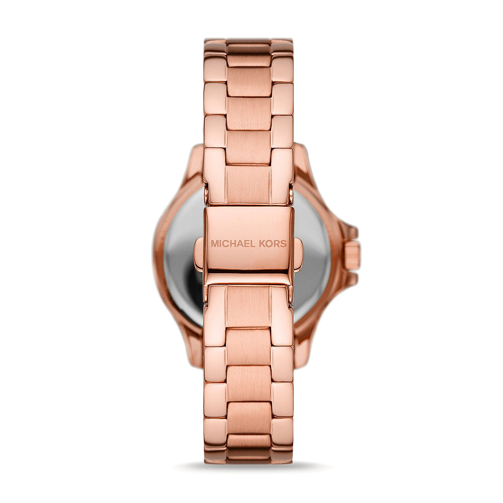 Michael Kors 'Kenly' Rose Gold Stainless Steel Dial Watch MK