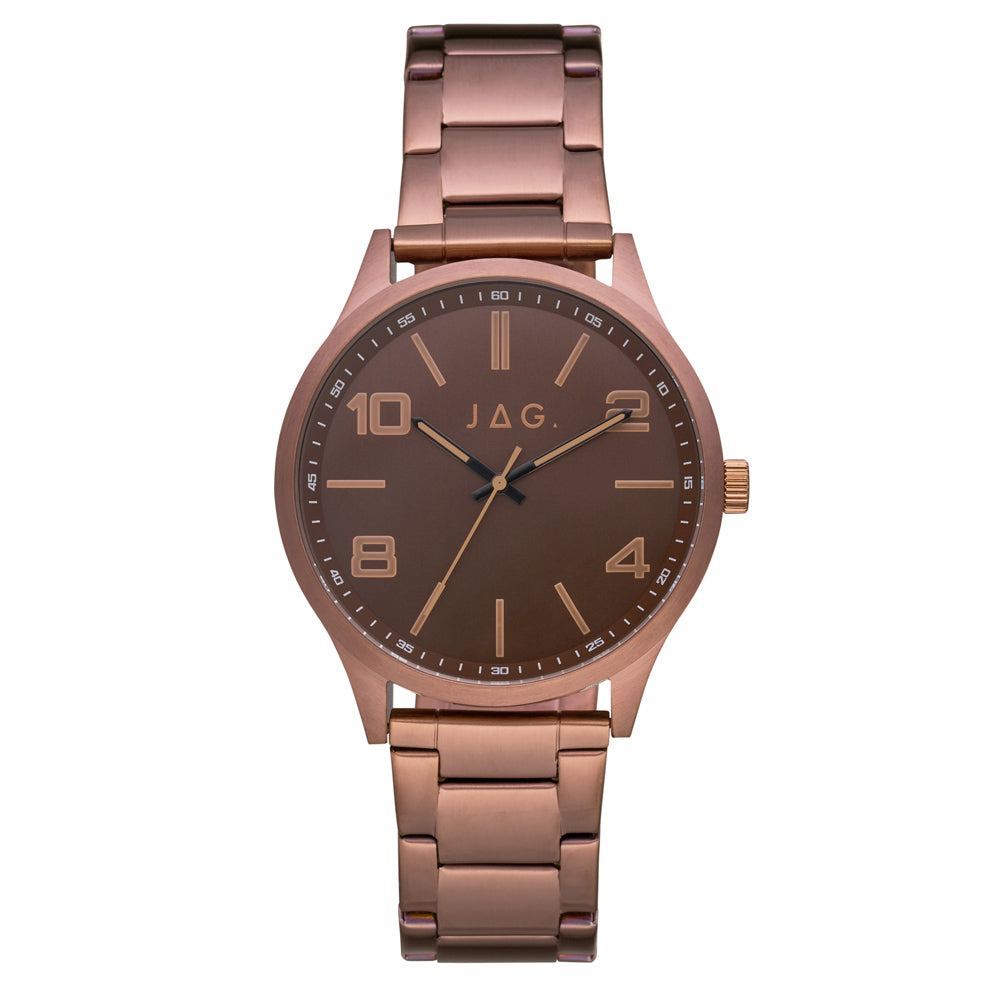 Jag 'Mitchell' Brown Dress Watch J2485A