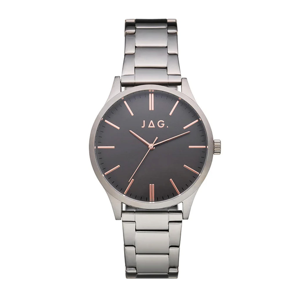 Jag Malcom Grey Dial Gunmetal Grey Watch J2479A