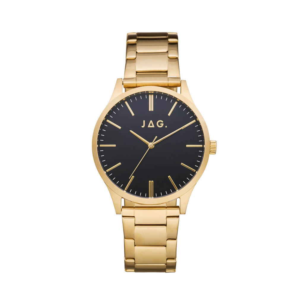 Jag 'Malcolm' Gold Tone Stainless Steel Watch J2480A