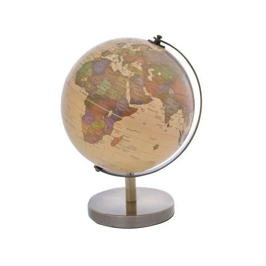 Multi Coloured Rotating World Globe