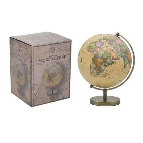 Multi Coloured Rotating World Globe