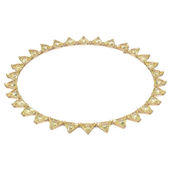 Swarovski Gold Tone 'Millenia' Triangle Necklet 5599487