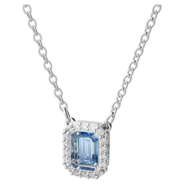 Swarovski 'Millenia' Octagon Cut Blue Zirconia Pendant 56149