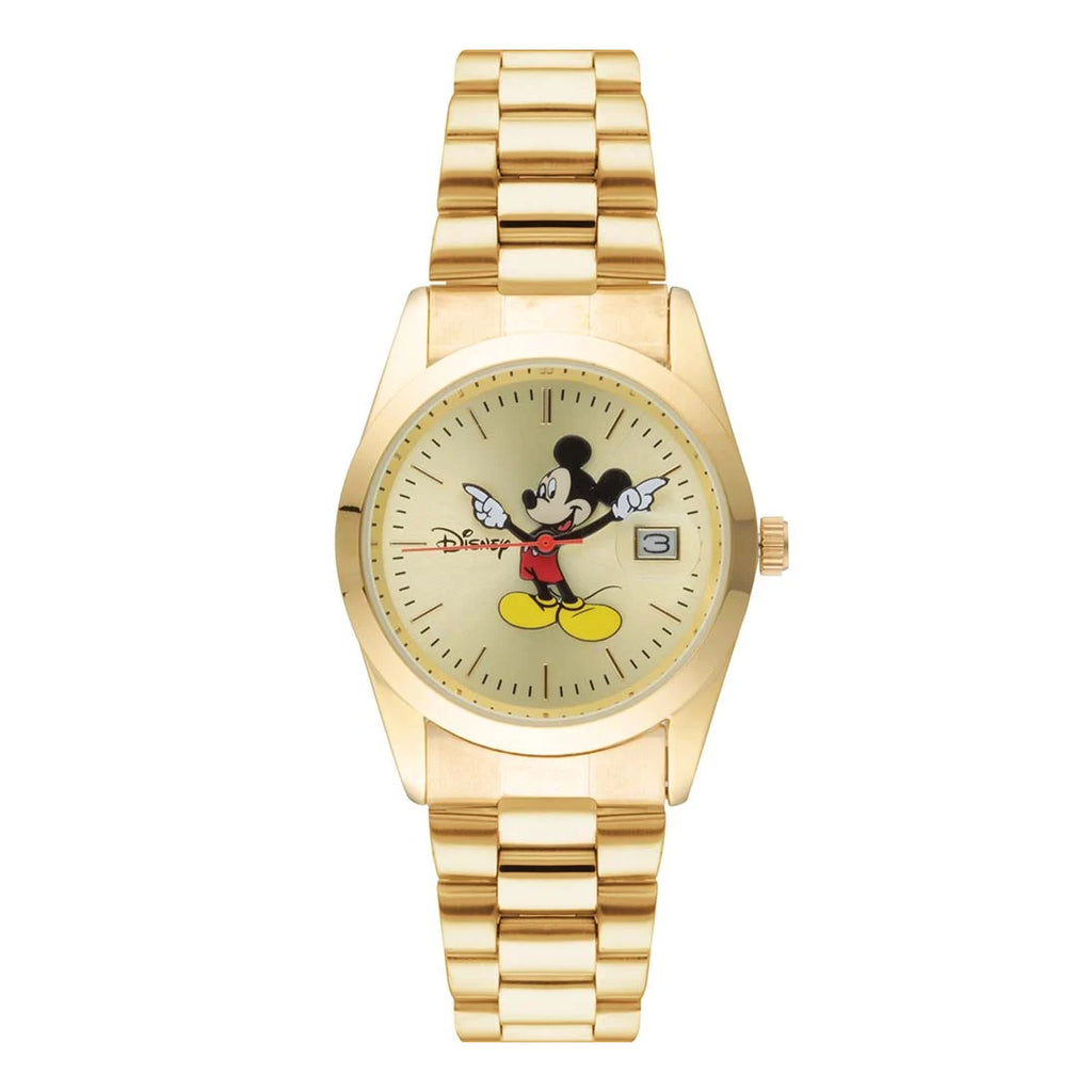 Disney Mickey Mouse Gold-Tone 35mm Watch TA45703