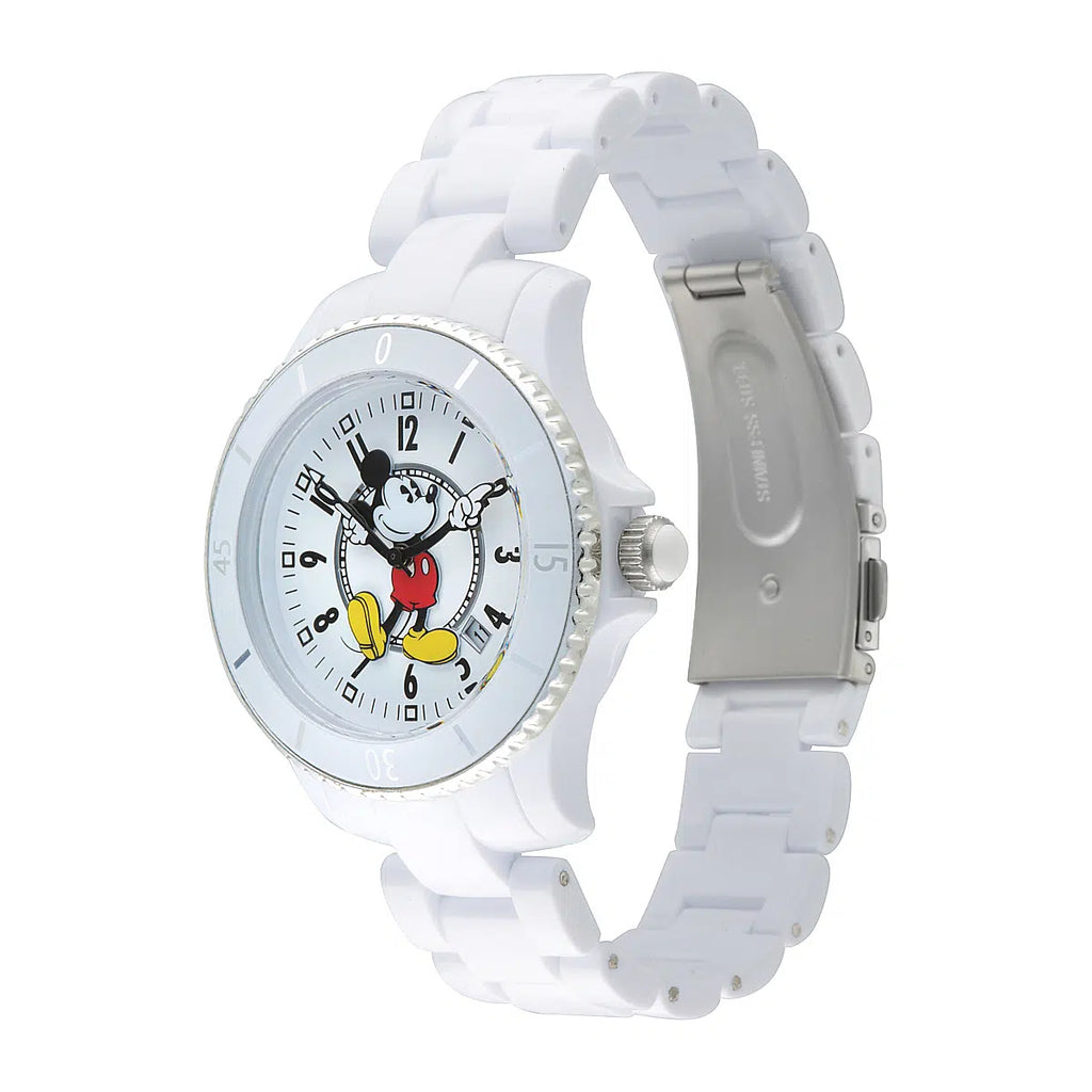 Disney Mickey Mouse 40mm White Sports Watch TA70001