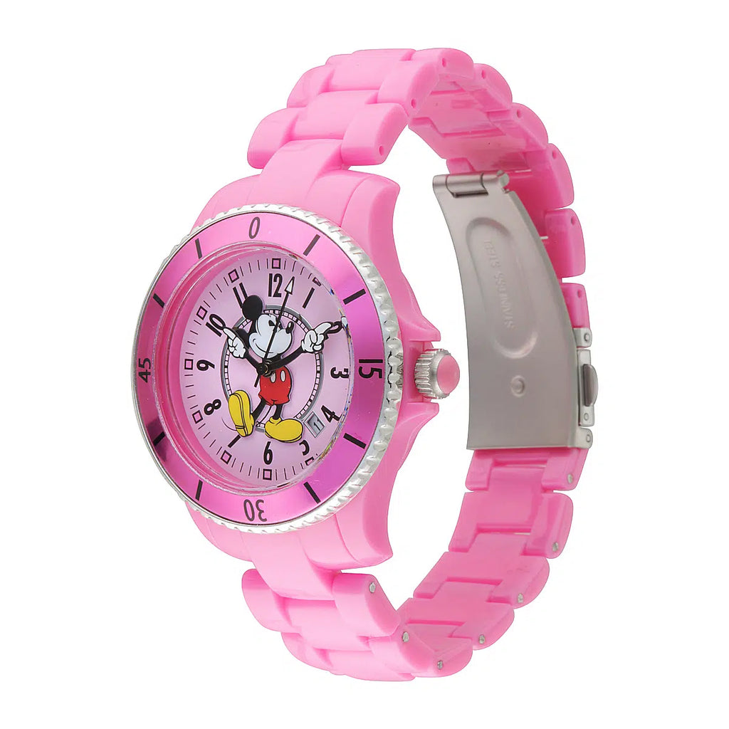 Disney Mickey Mouse 40mm Pink Sports Watch TA70001