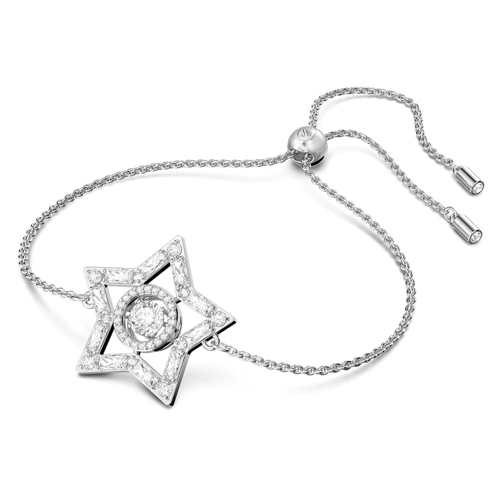 Swarovski 'Stella' Adjustable Star White Crystal Bracelet 56