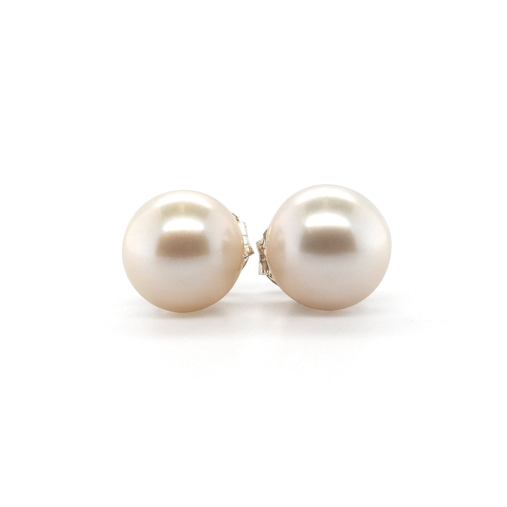 Von Treskow Pearl Sterling Silver Studs PS1