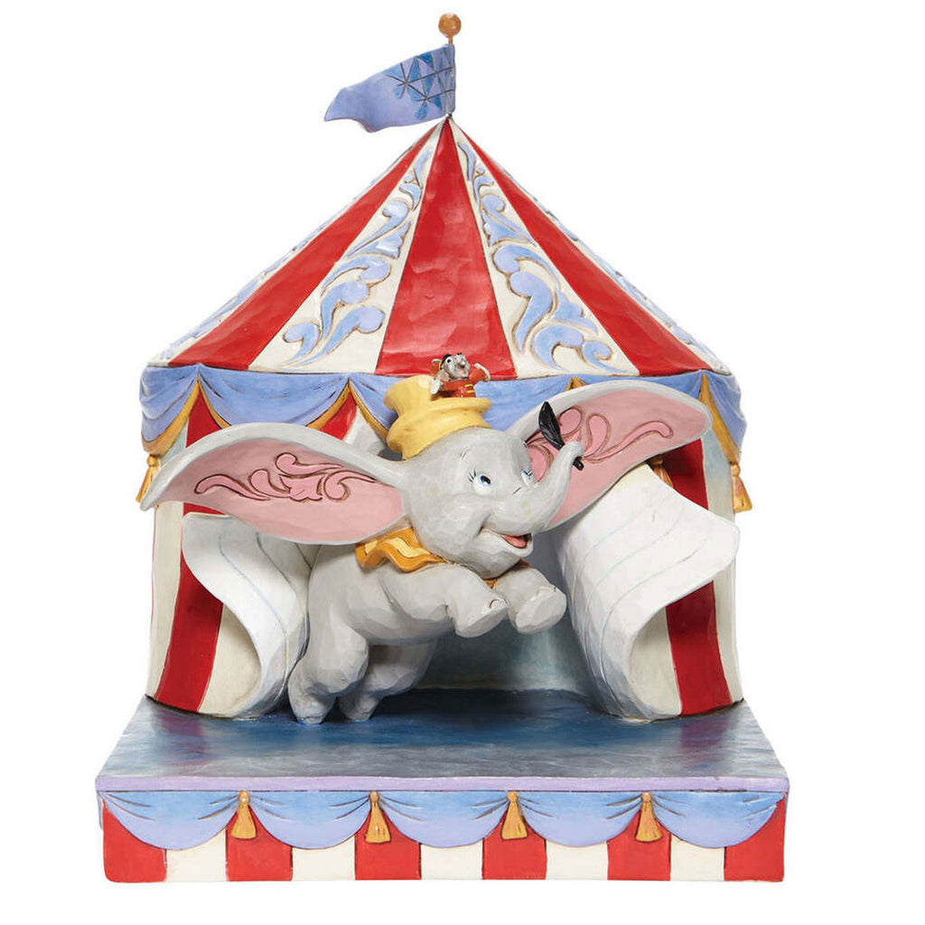 Disney Traditions Dumbo Flying Out Of Tent 6008064