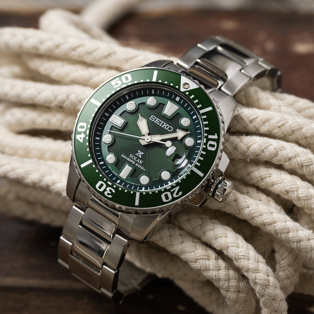 Seiko Prospex Special Edition Solar Divers Green Dial Watch