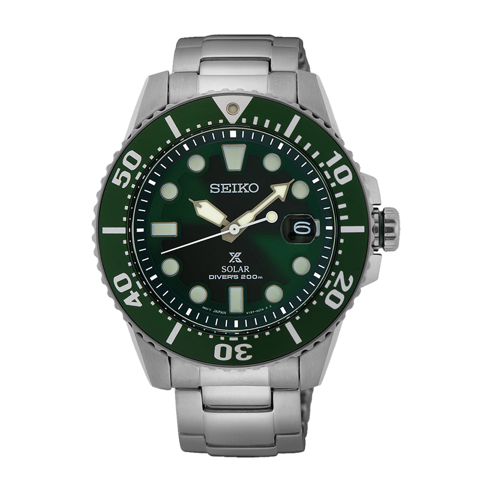 Seiko Prospex Special Edition Solar Divers Green Dial Watch