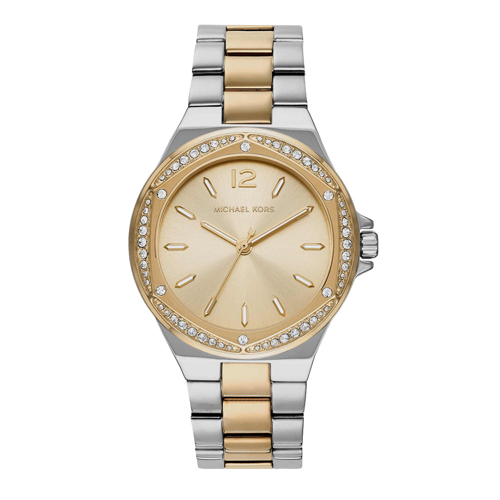 Michael Kors 'Lennox' 2-Tone Crystal Set Dress Watch MK6988