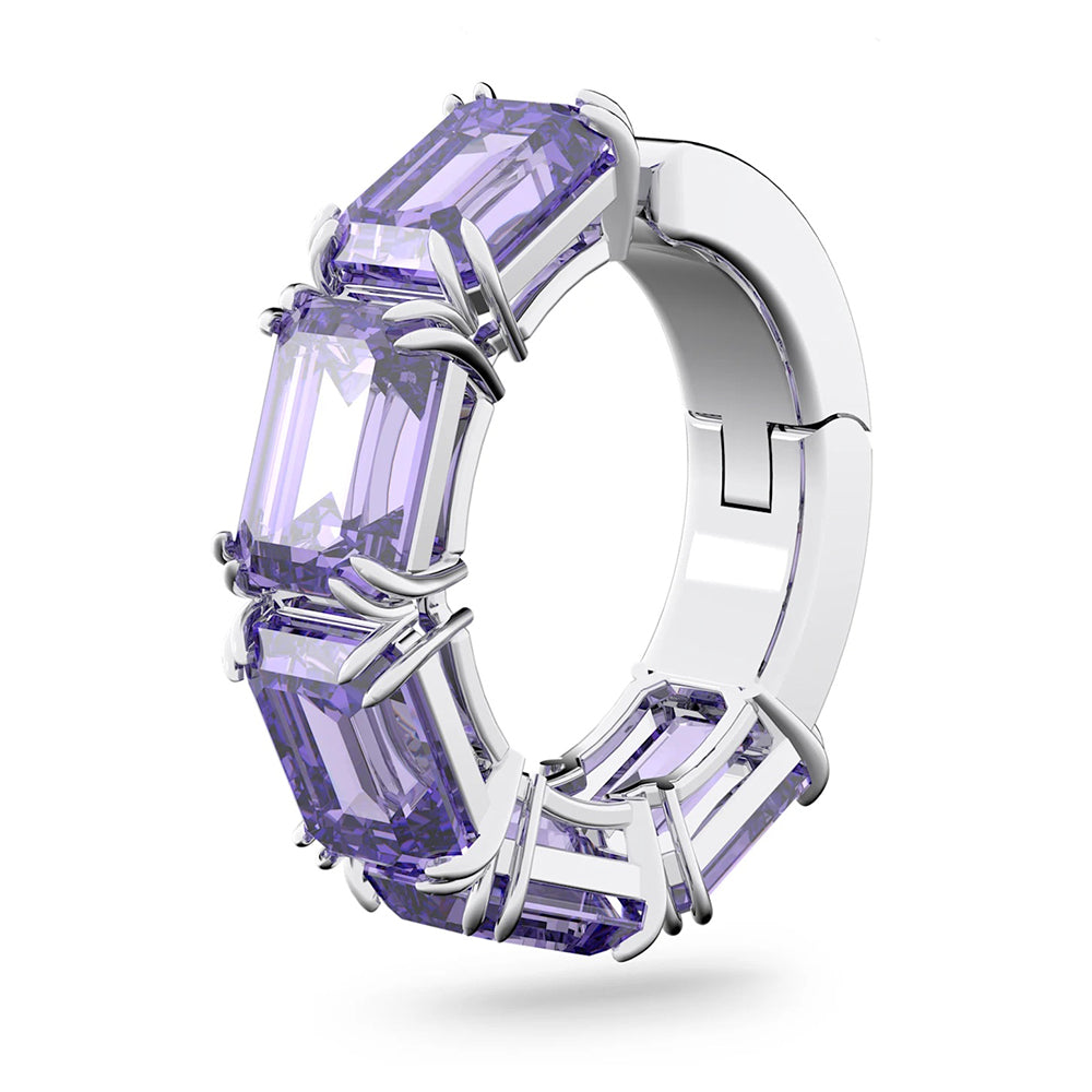 Swarovski 'Milennia' Purple Crystal Single Ear Cuff 5612669