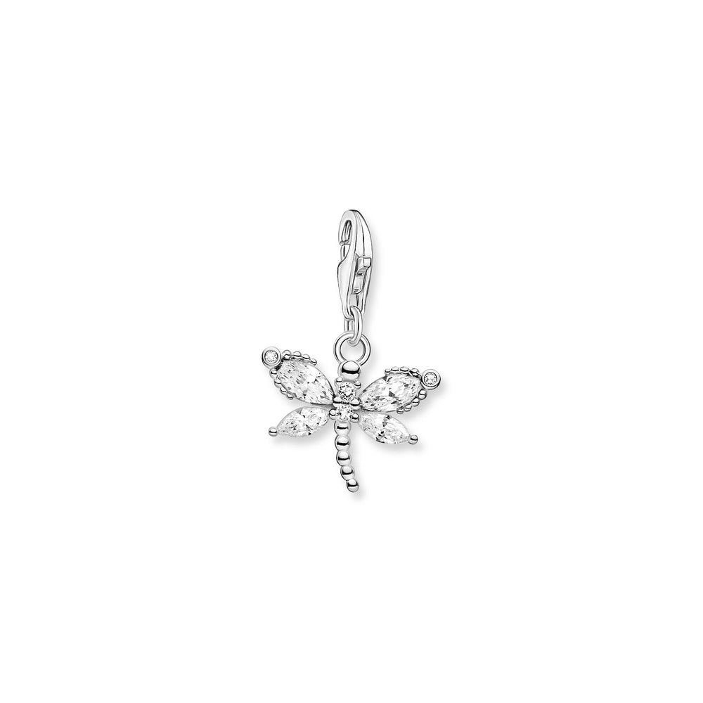 Thomas Sabo 'Dragonfly' Sterling Silver Cubic Zirconia Charm