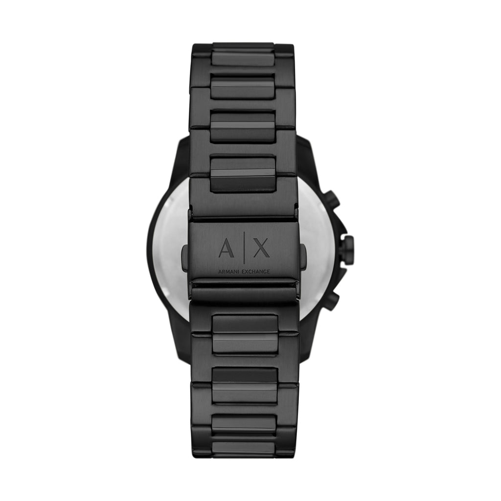 Armani Exchange 'Banks' Chronograph Black Stainless Steel Wa