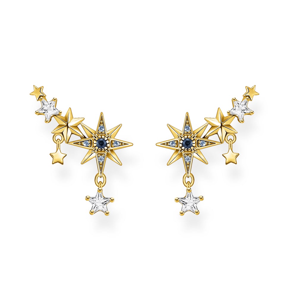 Thomas Sabo 'Royalty Stars' Gold Tone Ear Climbers TH2223Y