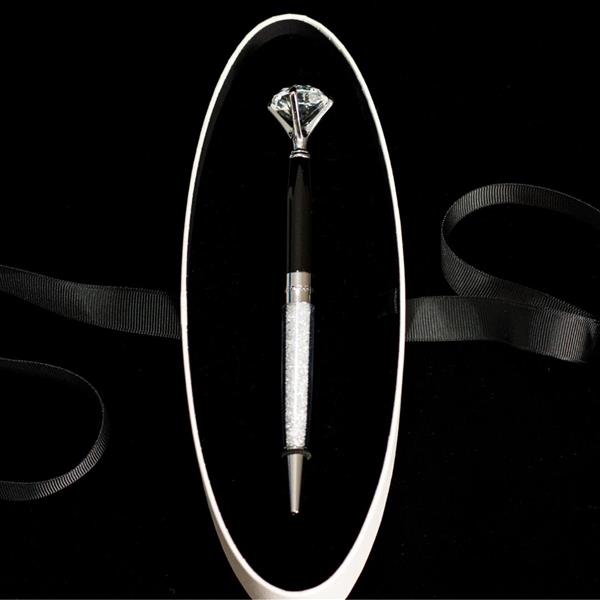 Georgini Diamond Silver & Black Pen IPEN06
