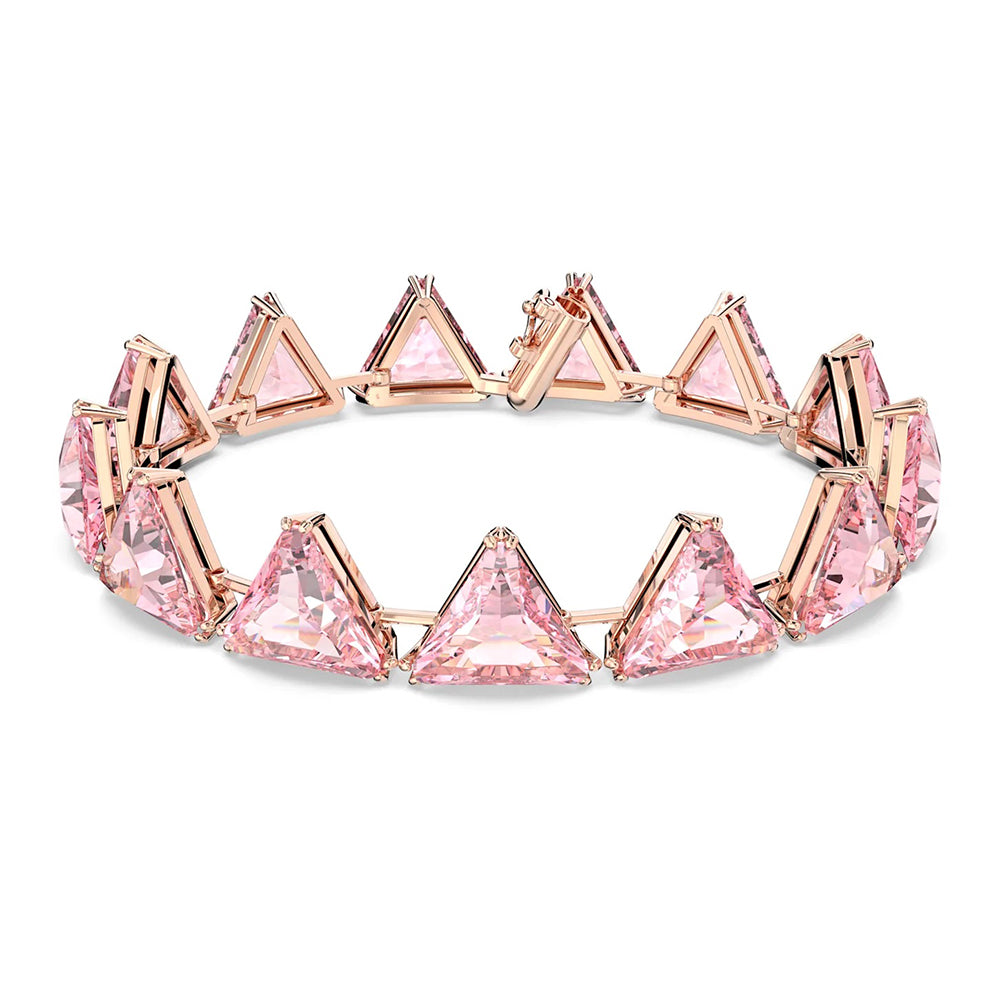 Swarovski 'Ortyx' Triangle Cut Pink Crystal Bracelet 5614934