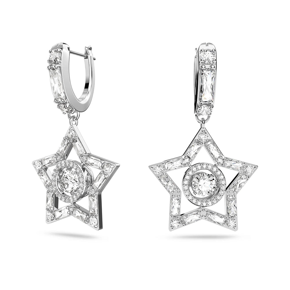 Swarovski 'Stella' Hanging Star Hoop Earrings 5617767