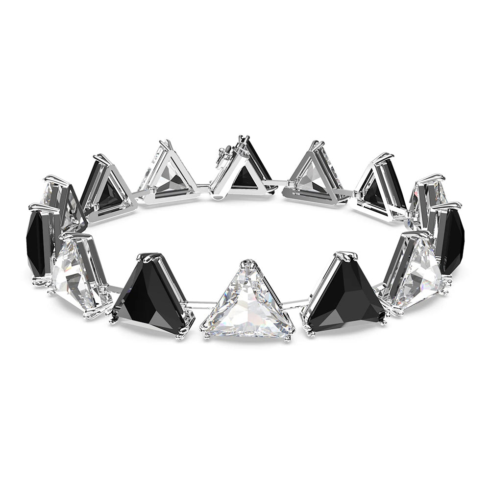 Swarovski 'Ortyx' Black & White Tri-Cut Crystal Bracelet 561