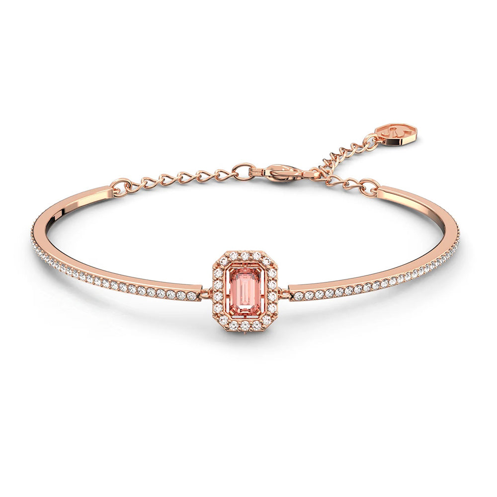 Swarovski 'Millenia' Rose Octagon Cut Pink Crystal Bracelet