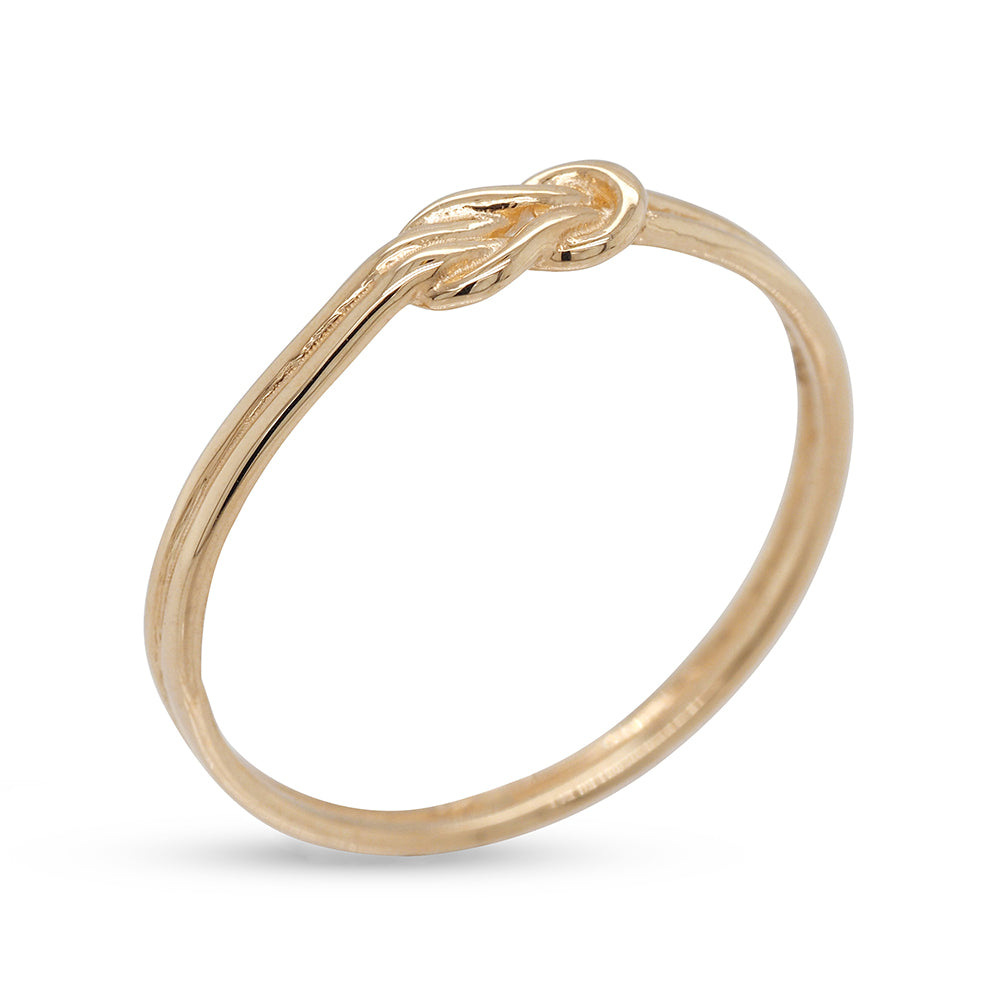 Von Treskow Luxe 9ct Yellow Gold Love Knot 9CR012