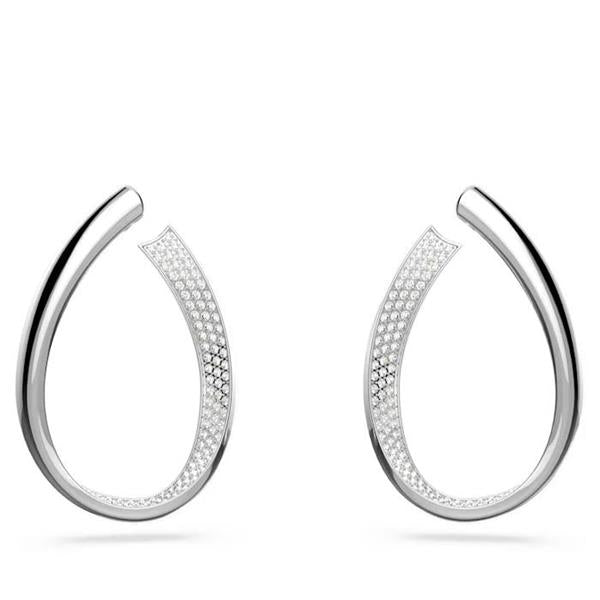 Swarovski 'Exist' Medium Hoop Stud Earrings 5636490