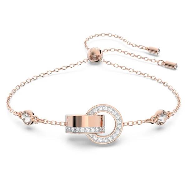 Swarovski 'Hollow' Rose Tone Adjustable Bracelet 5636498