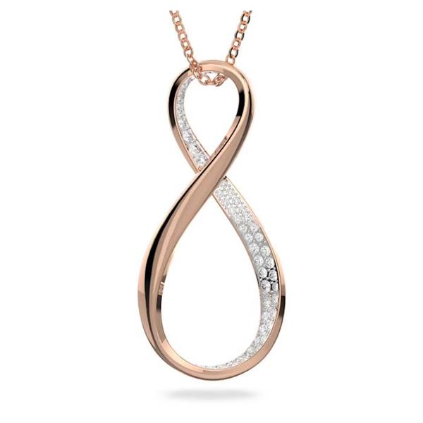 Swarovski 'Exist' Infinity Rose Tone Crystal Set Pendant 563