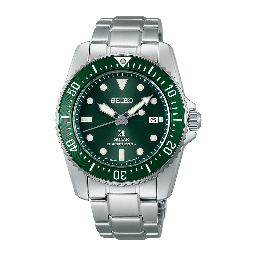 Seiko Prospex Solar Divers Green Watch SNE583P