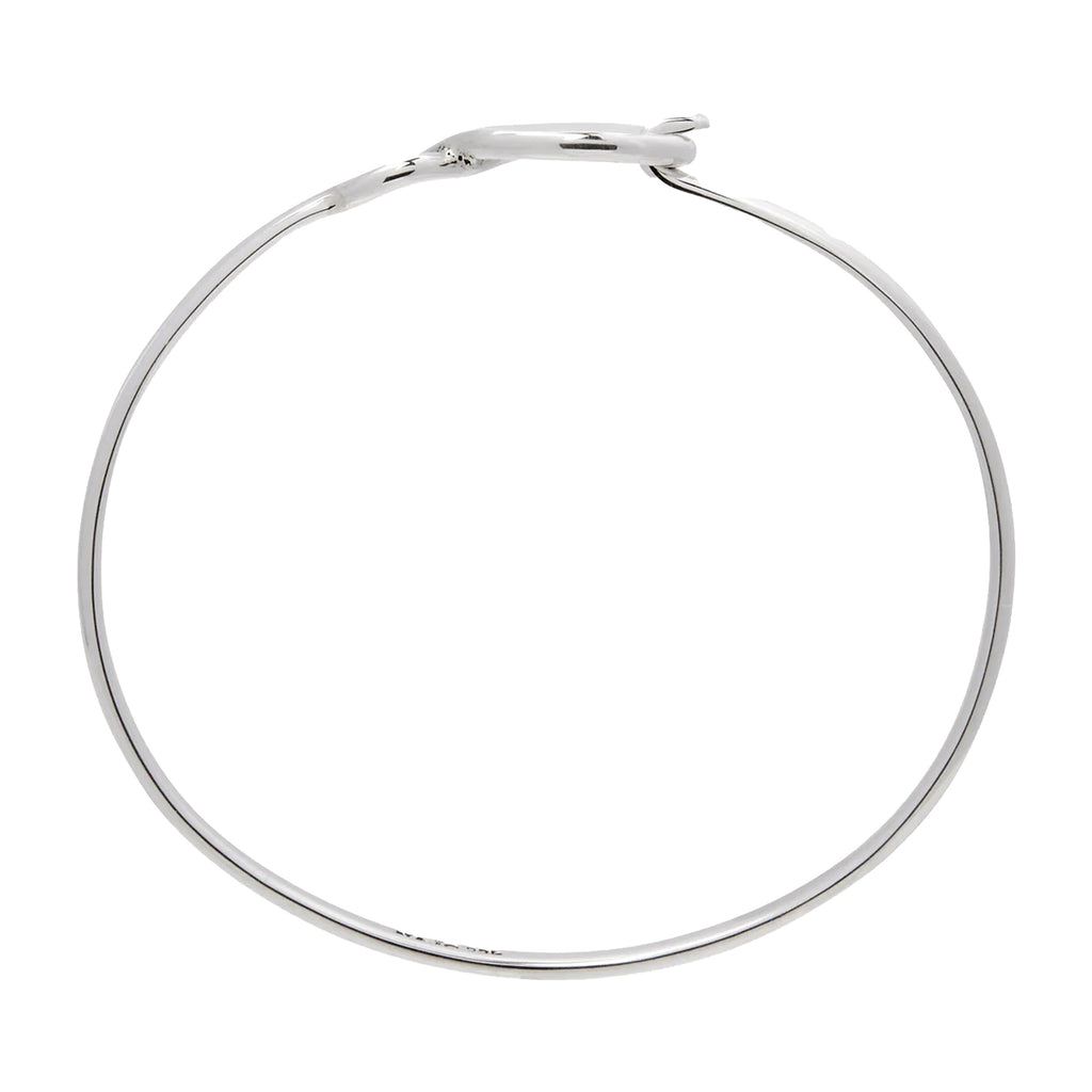 Najo 'Infinity Tension' Sterling Silver Bangle B6607