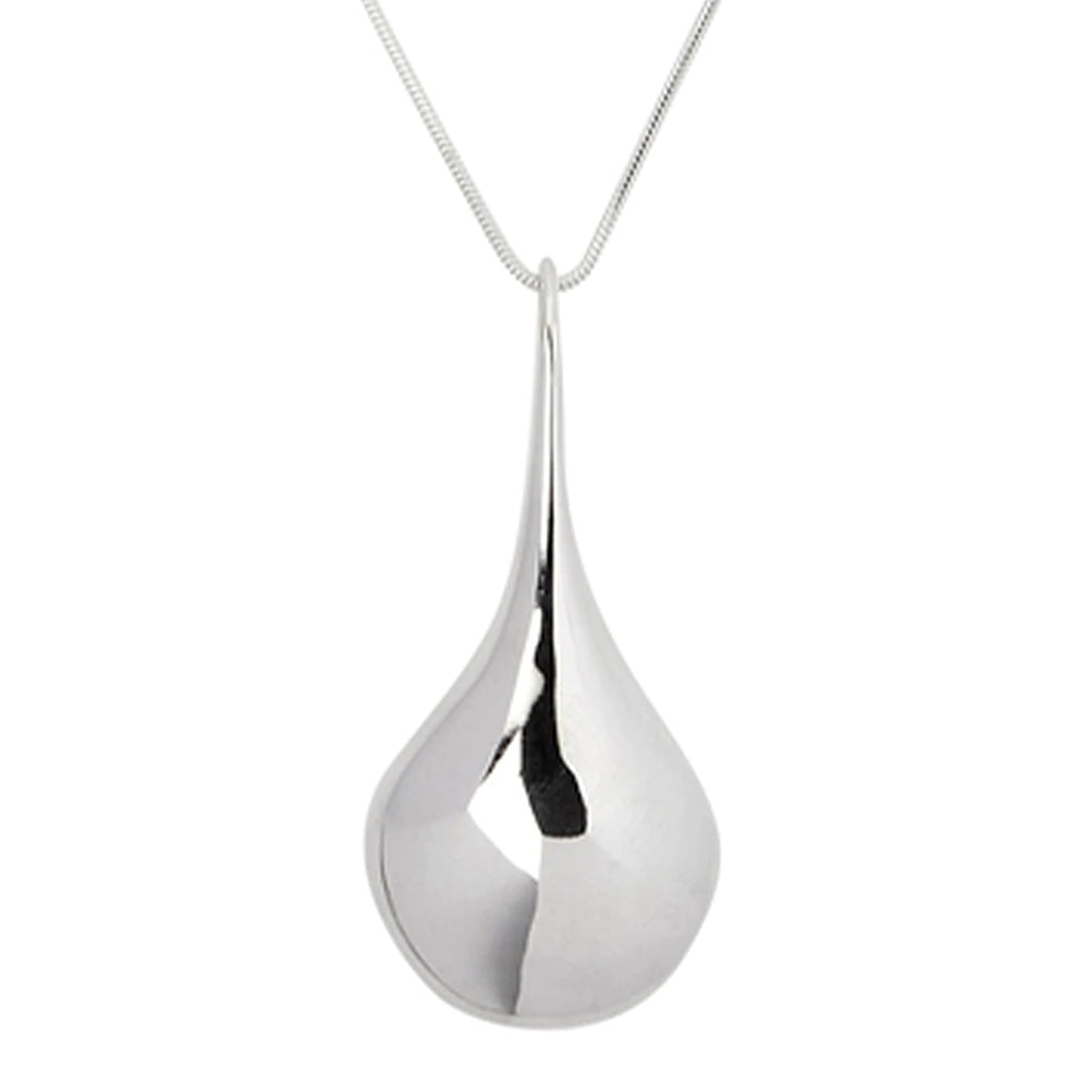 Najo 'Mercury' Sterling Silver Teardrop Pendant N5040