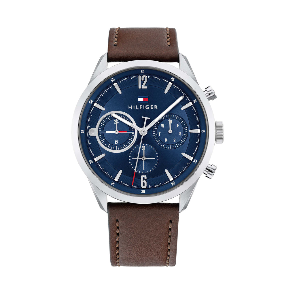 Tommy Hilfiger 'Matthew' Chronograph Brown Leather Watch 179